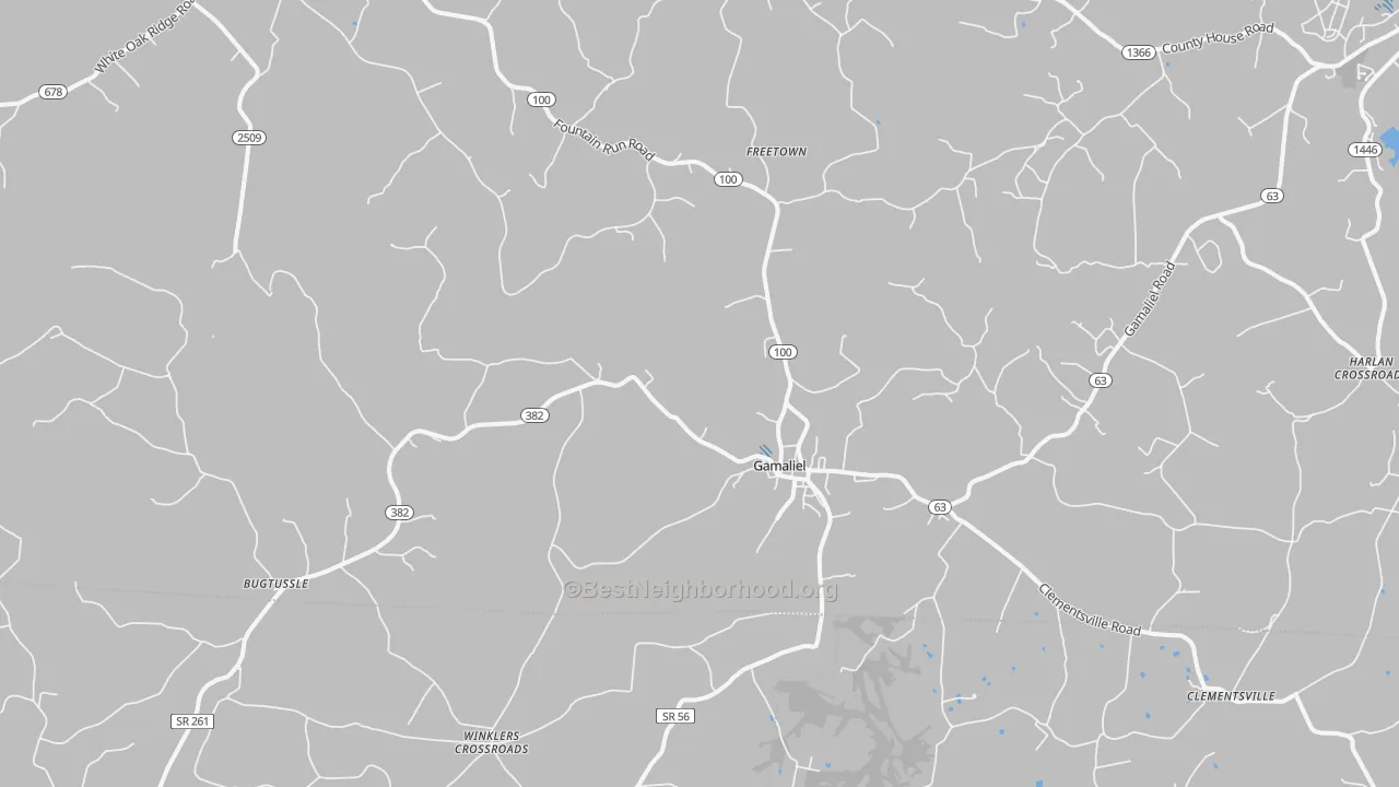Transit Grade map of 42140, KY