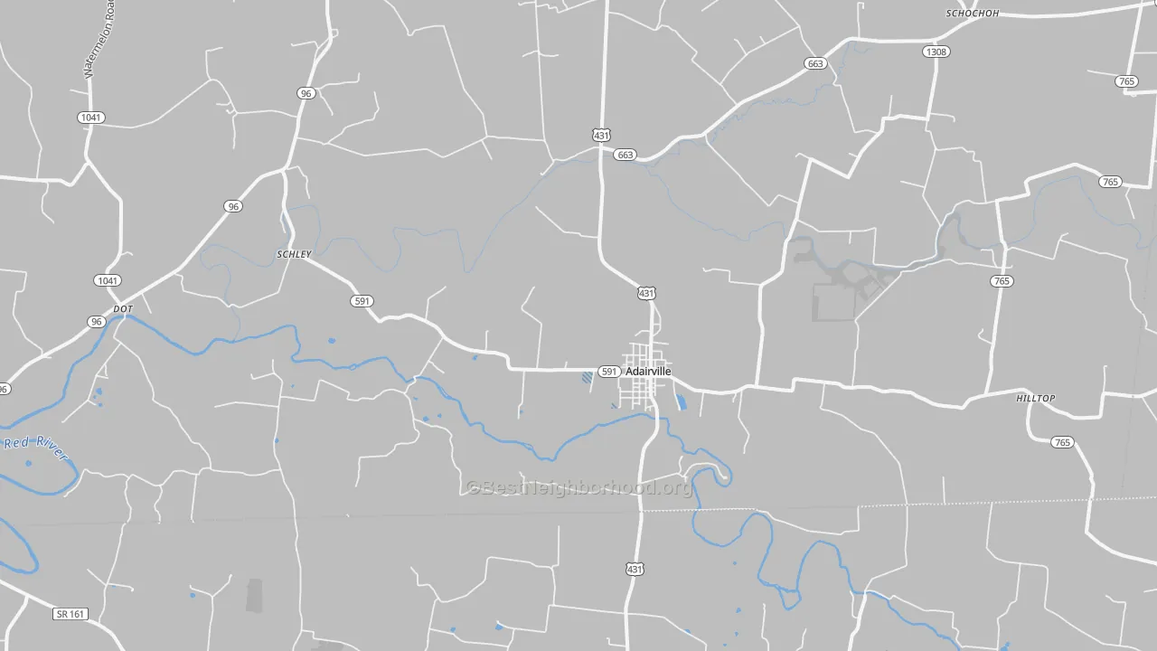 Transit Grade map of 42202, KY
