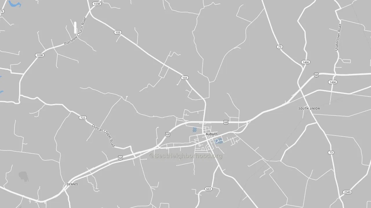 Transit Grade map of 42206, KY