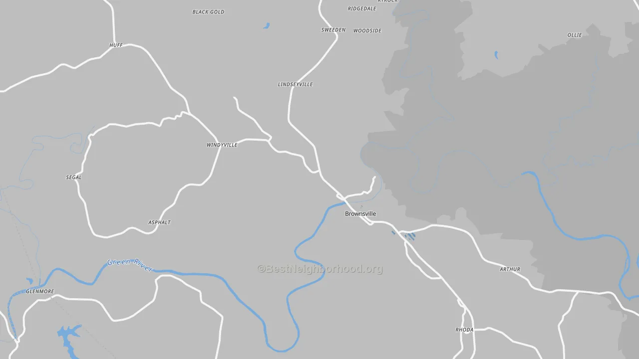 Transit Grade map of 42210, KY