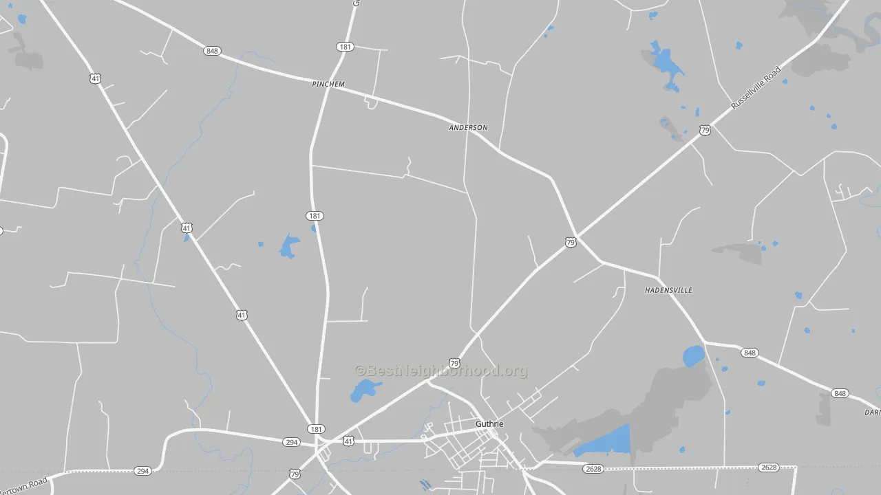 Transit Grade map of 42234, KY