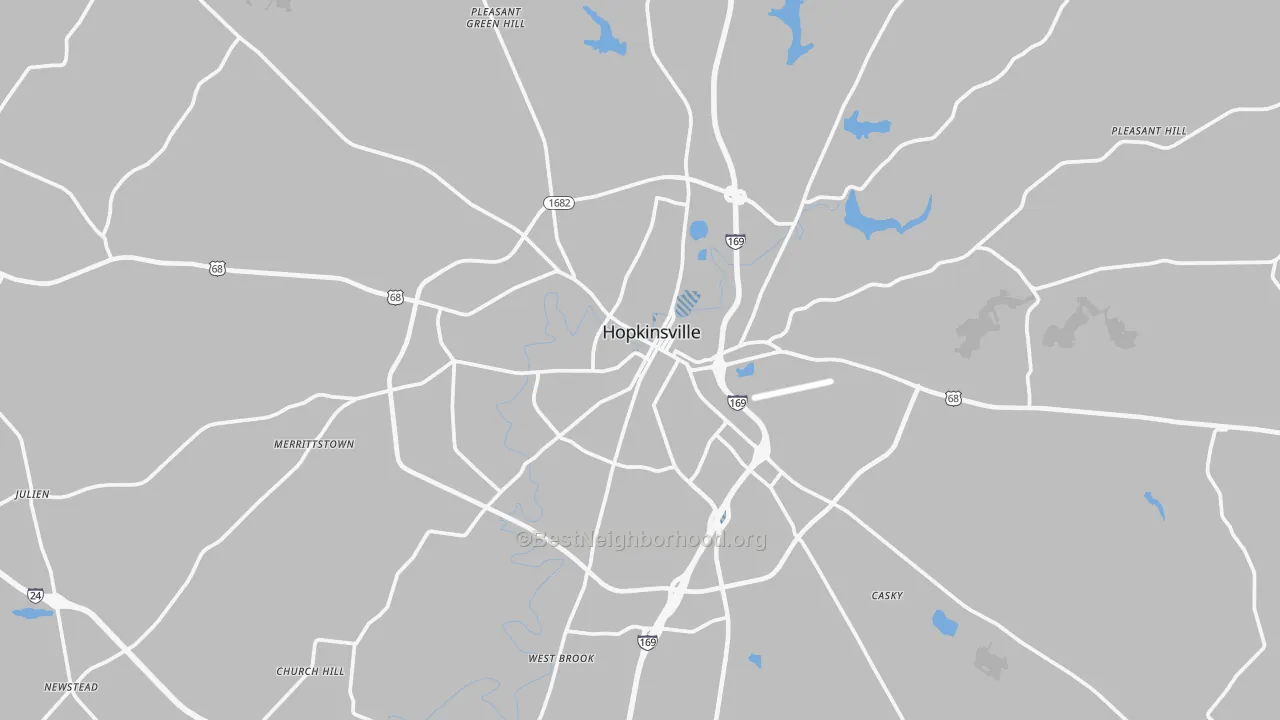 Transit Grade map of 42240, KY