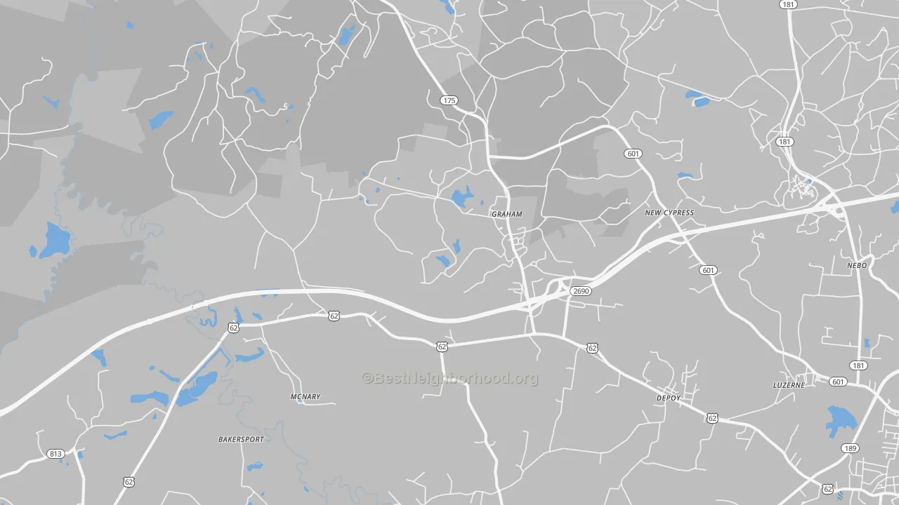 Transit Grade map of 42344, KY