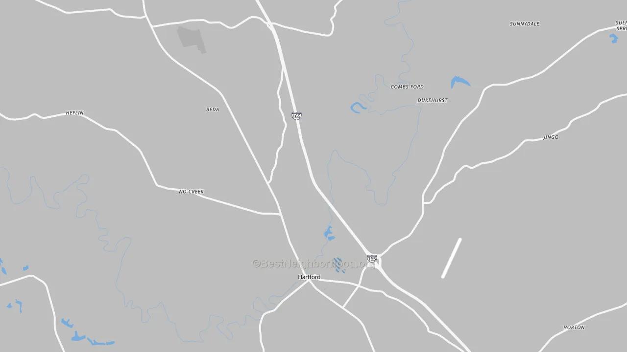 Transit Grade map of 42347, KY