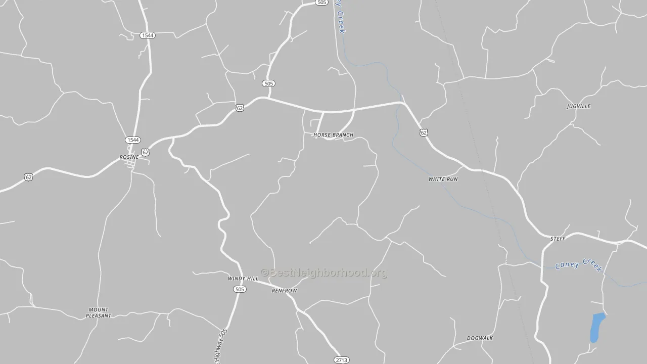 Transit Grade map of 42349, KY