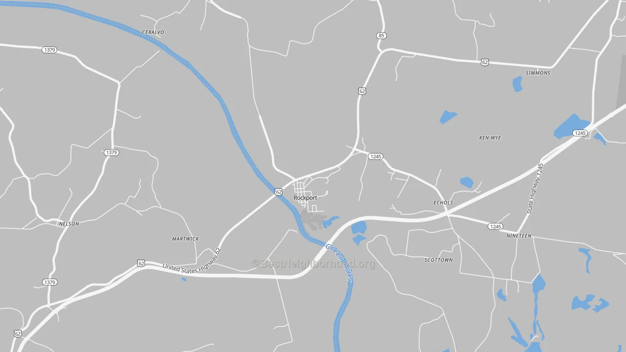 Transit Grade map of 42369, KY