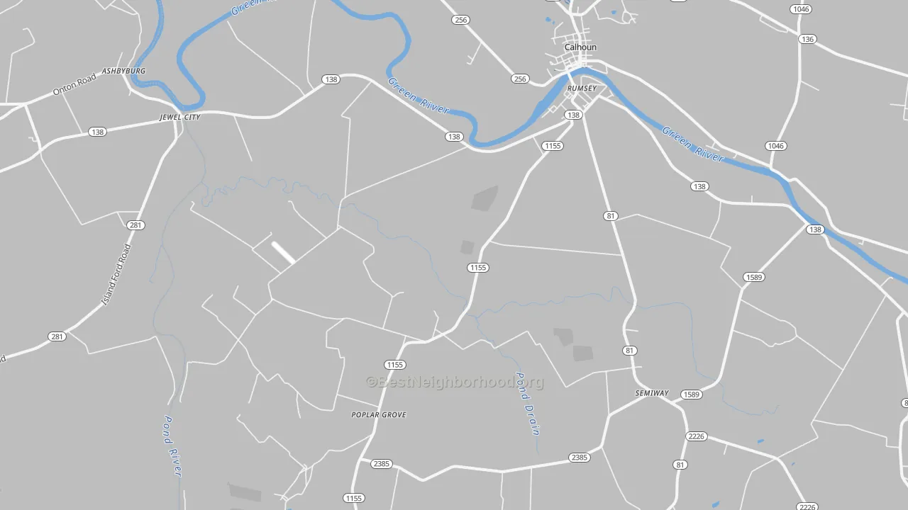 Transit Grade map of 42371, KY