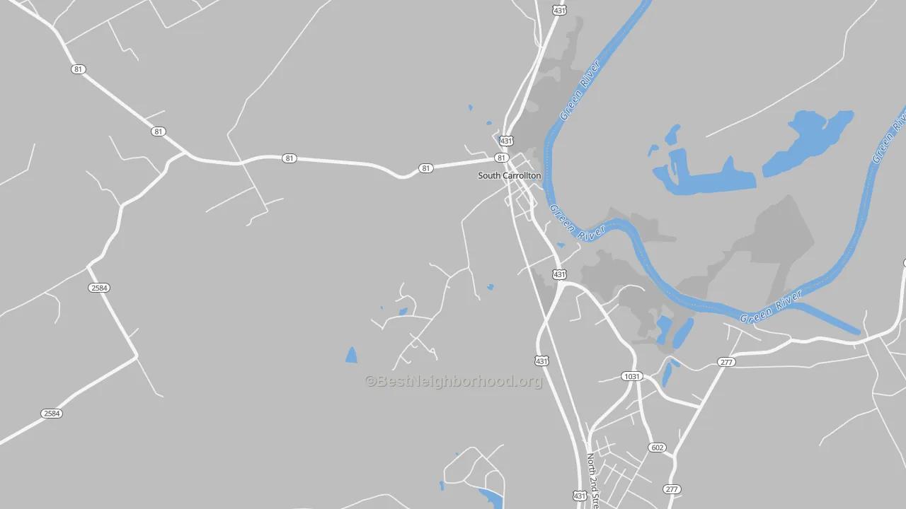 Transit Grade map of 42374, KY