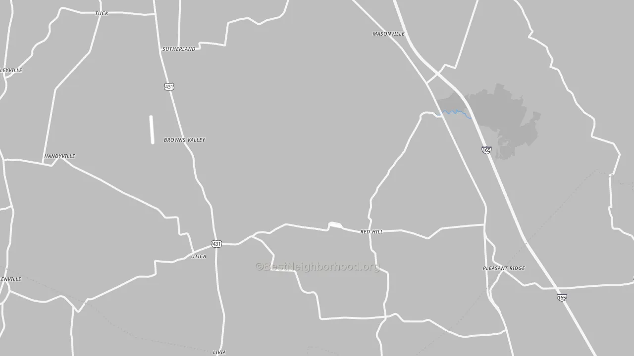 Transit Grade map of 42376, KY