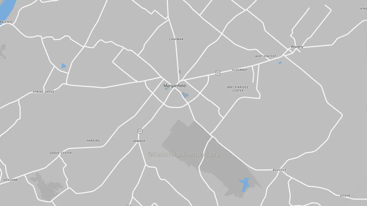 Transit Grade map of 42437, KY