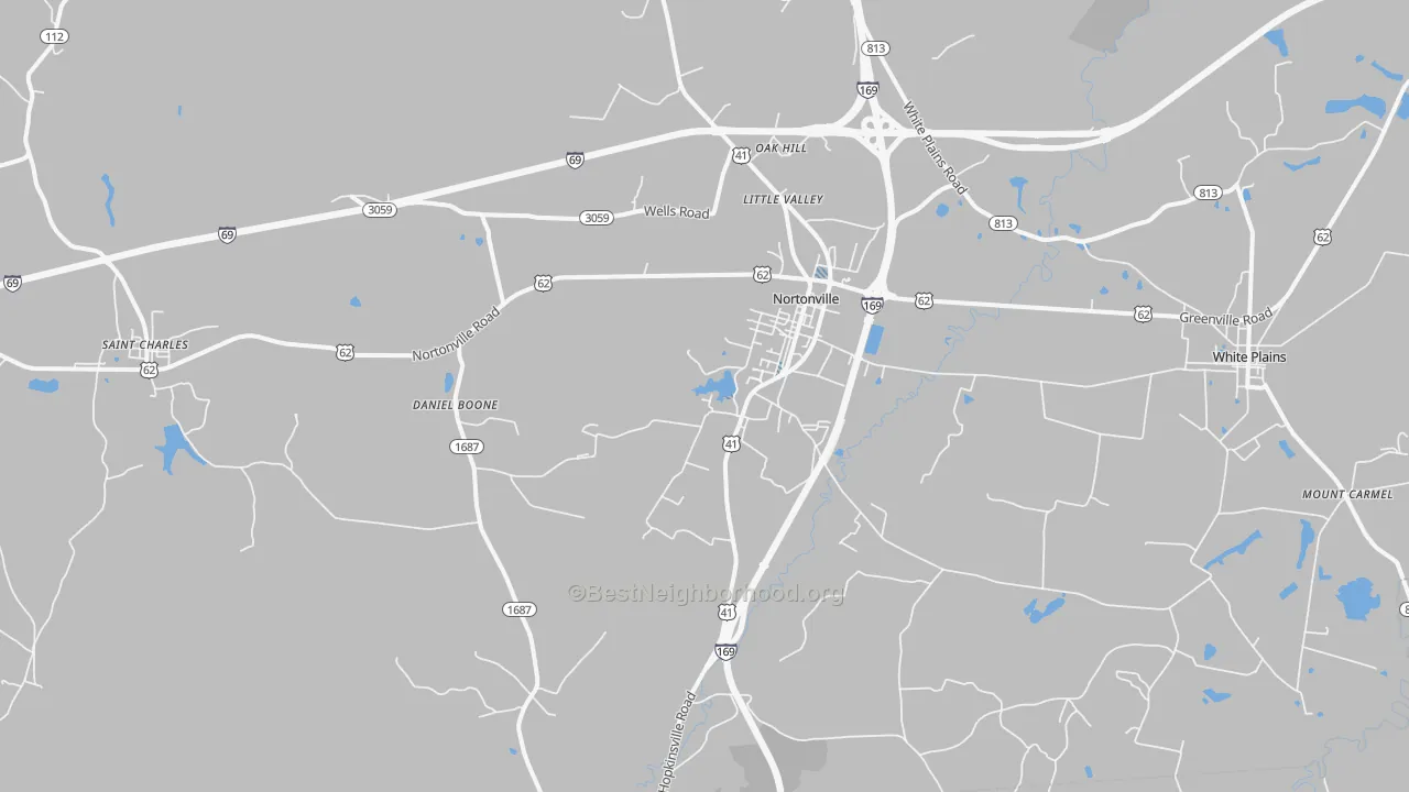 Transit Grade map of 42442, KY
