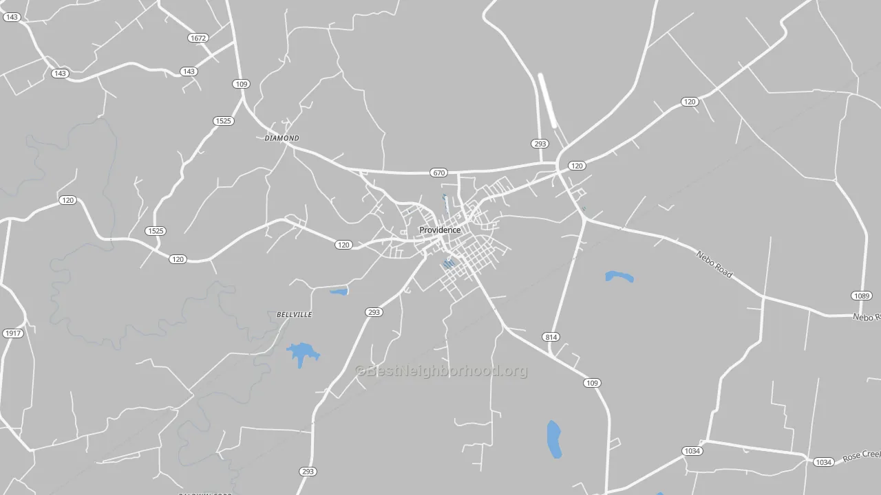 Transit Grade map of 42450, KY