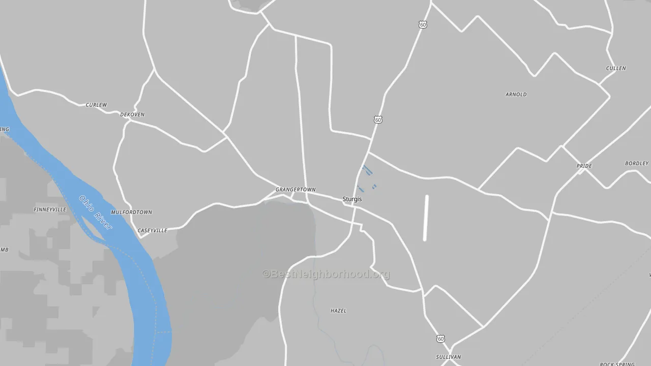 Transit Grade map of 42459, KY