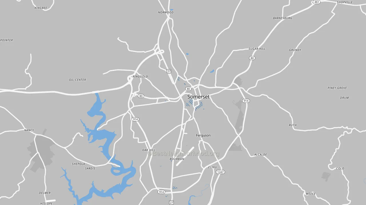 Transit Grade map of 42503, KY