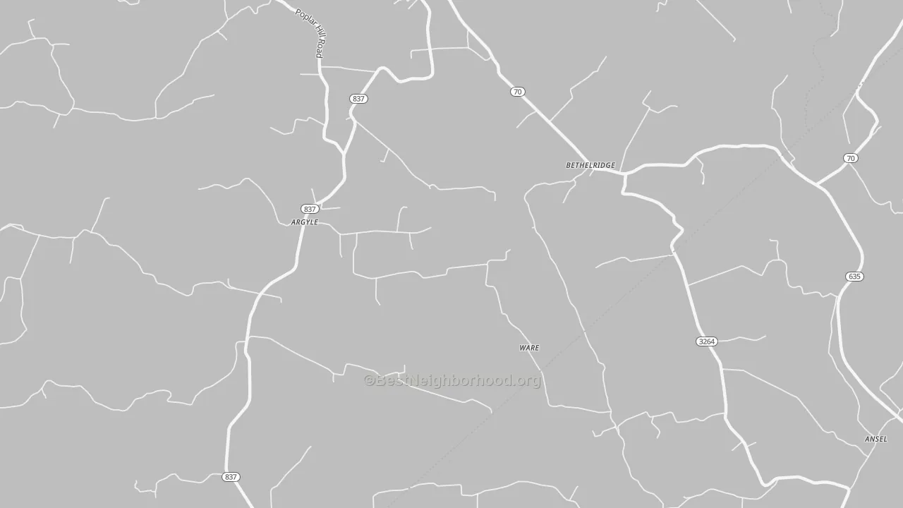 Transit Grade map of 42516, KY