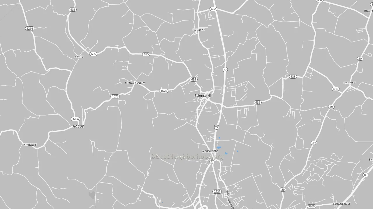 Transit Grade map of 42553, KY