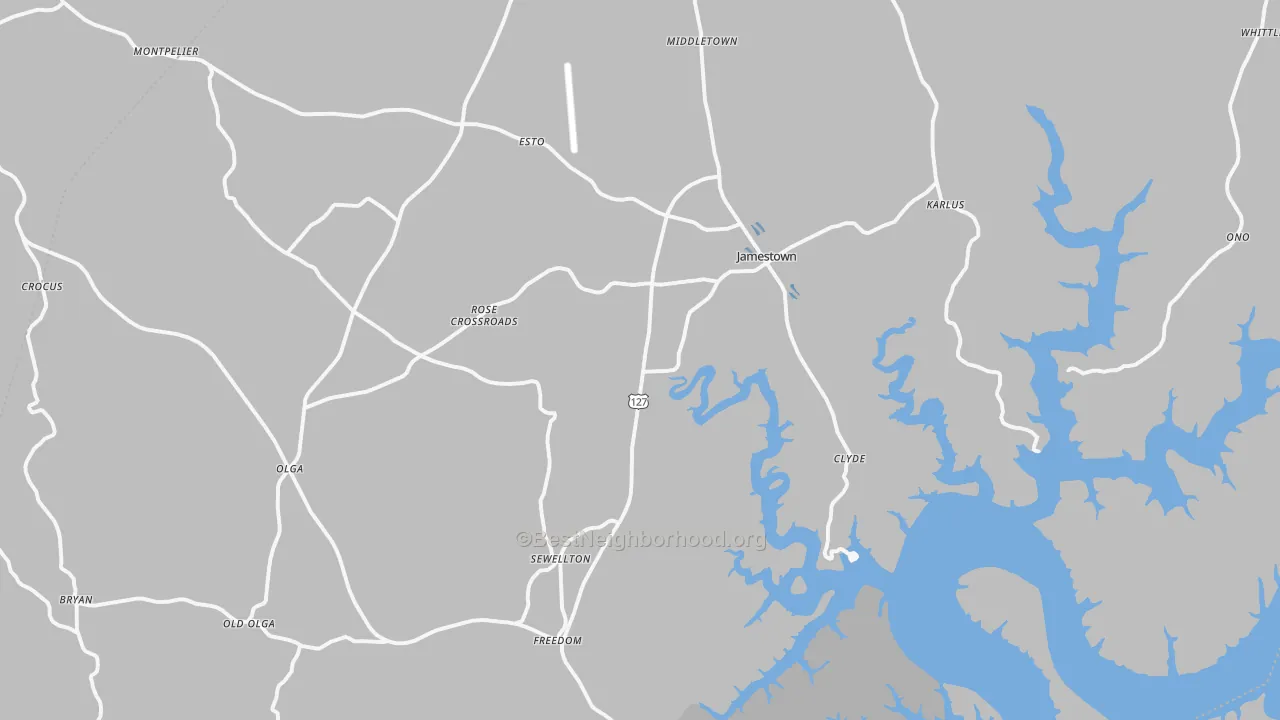 Transit Grade map of 42629, KY