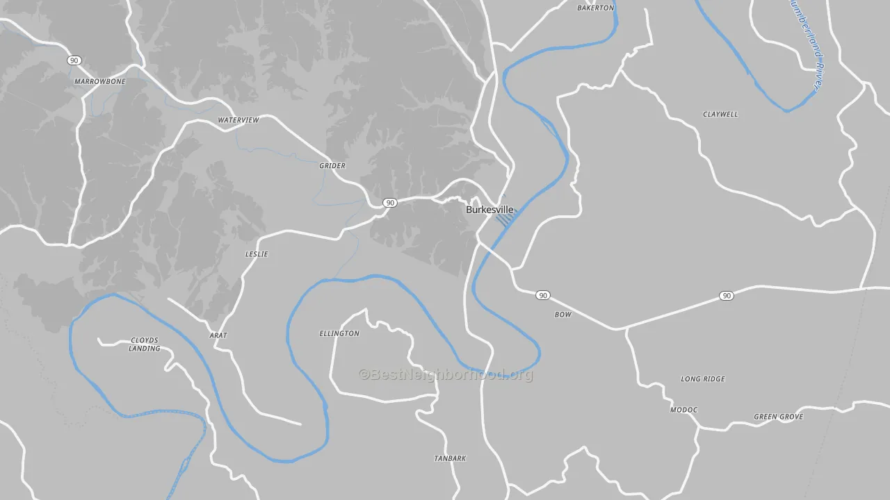 Transit Grade map of 42717, KY