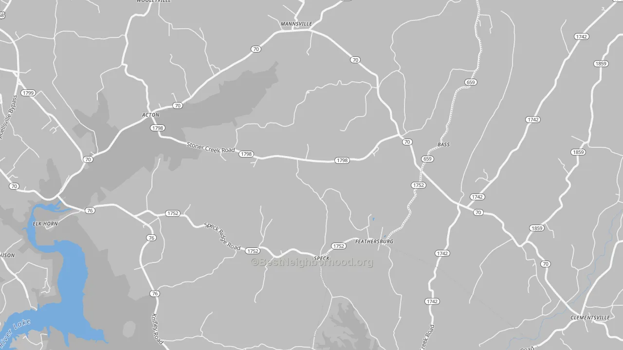 Transit Grade map of 42733, KY