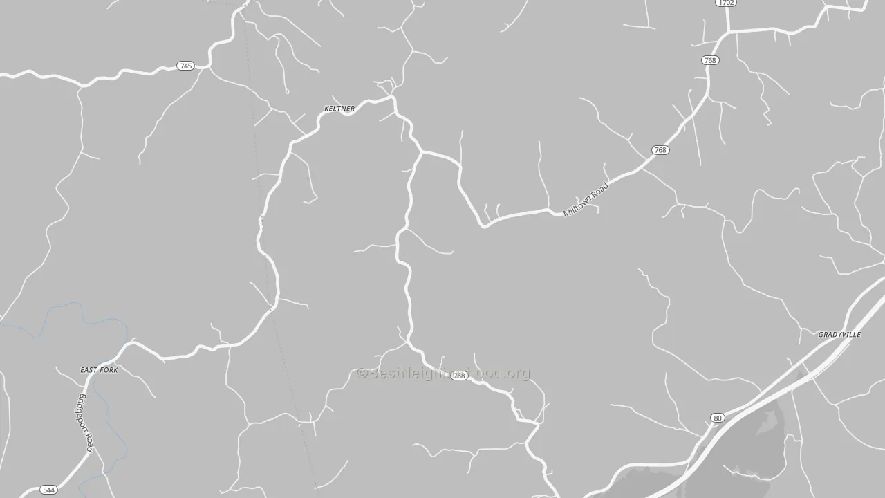 Transit Grade map of 42742, KY