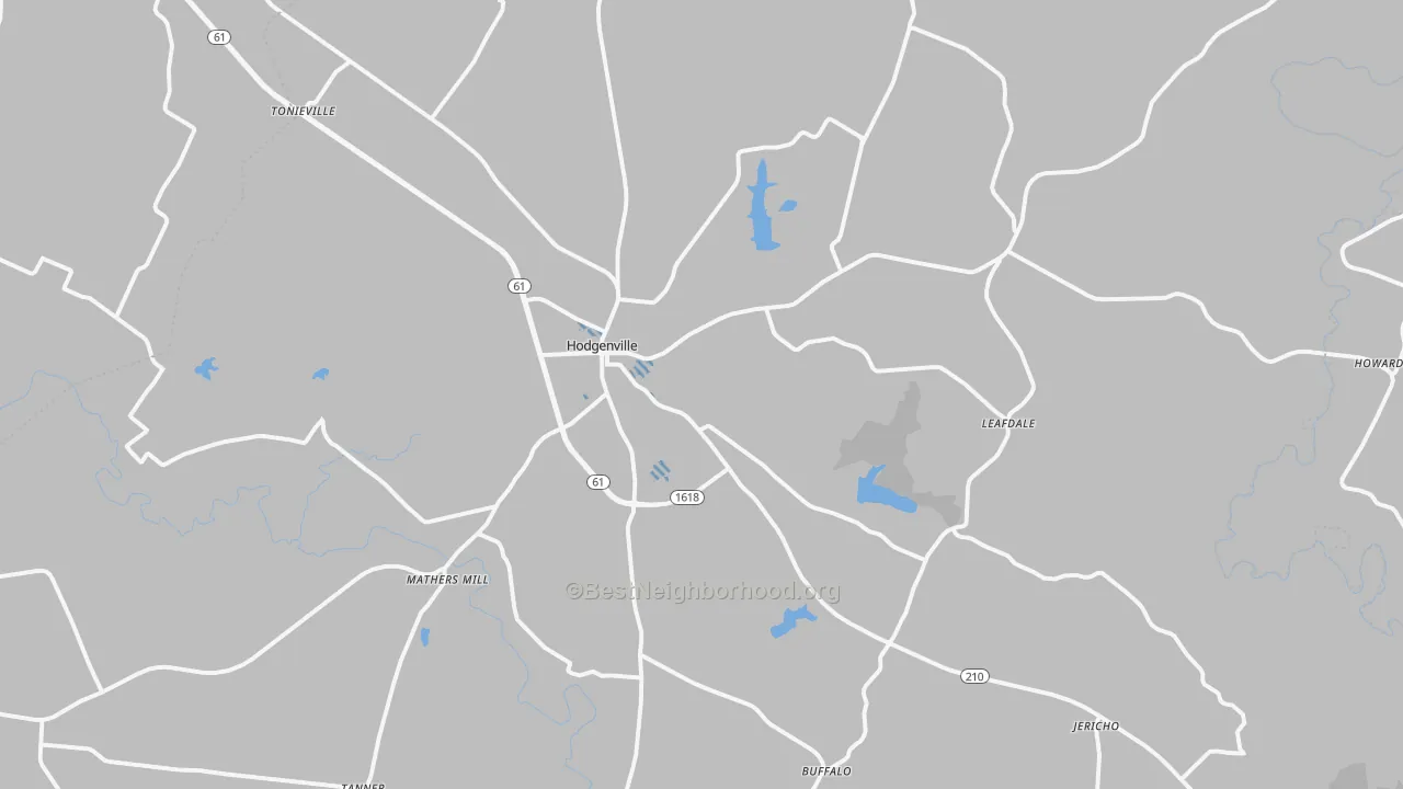 Transit Grade map of 42748, KY