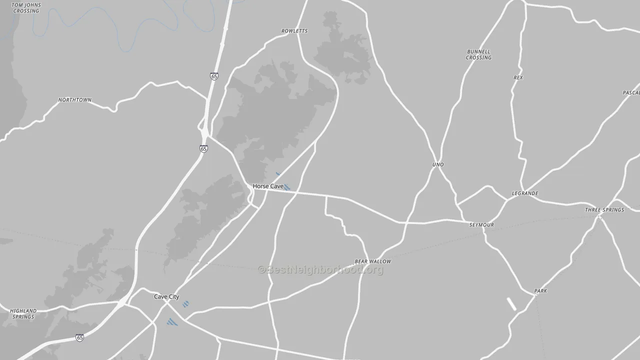 Transit Grade map of 42749, KY