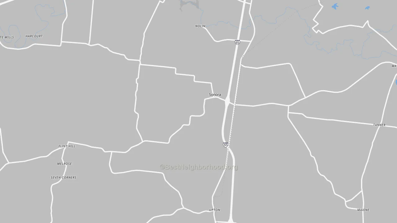 Transit Grade map of 42776, KY