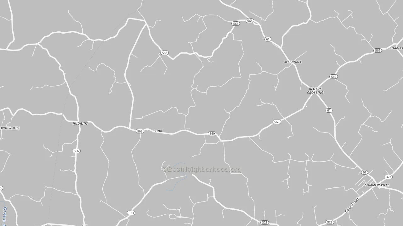 Transit Grade map of 42782, KY