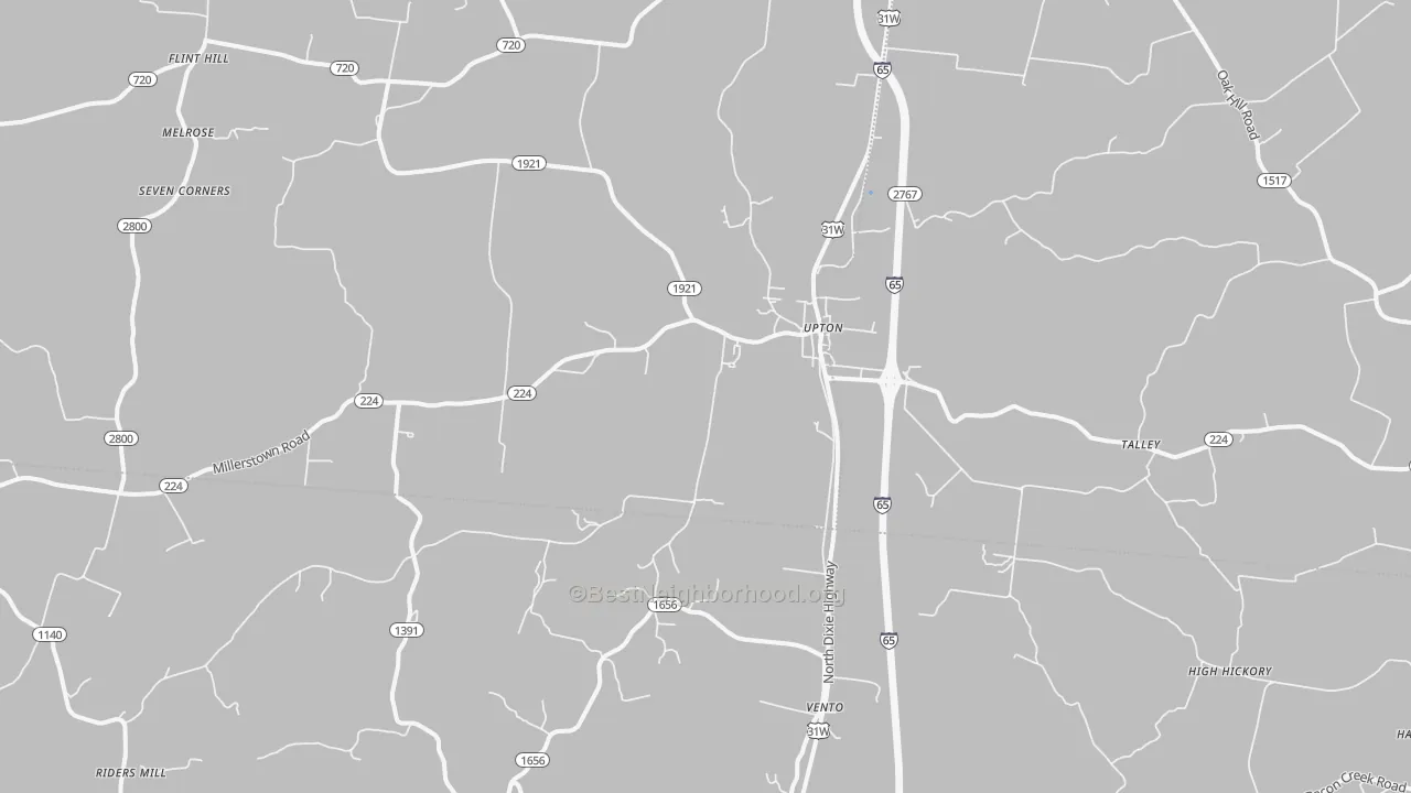 Transit Grade map of 42784, KY