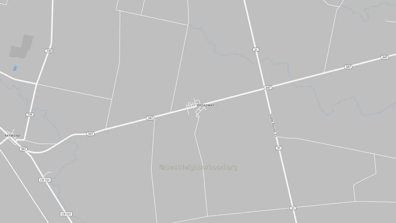Transit Grade map of 43007, OH