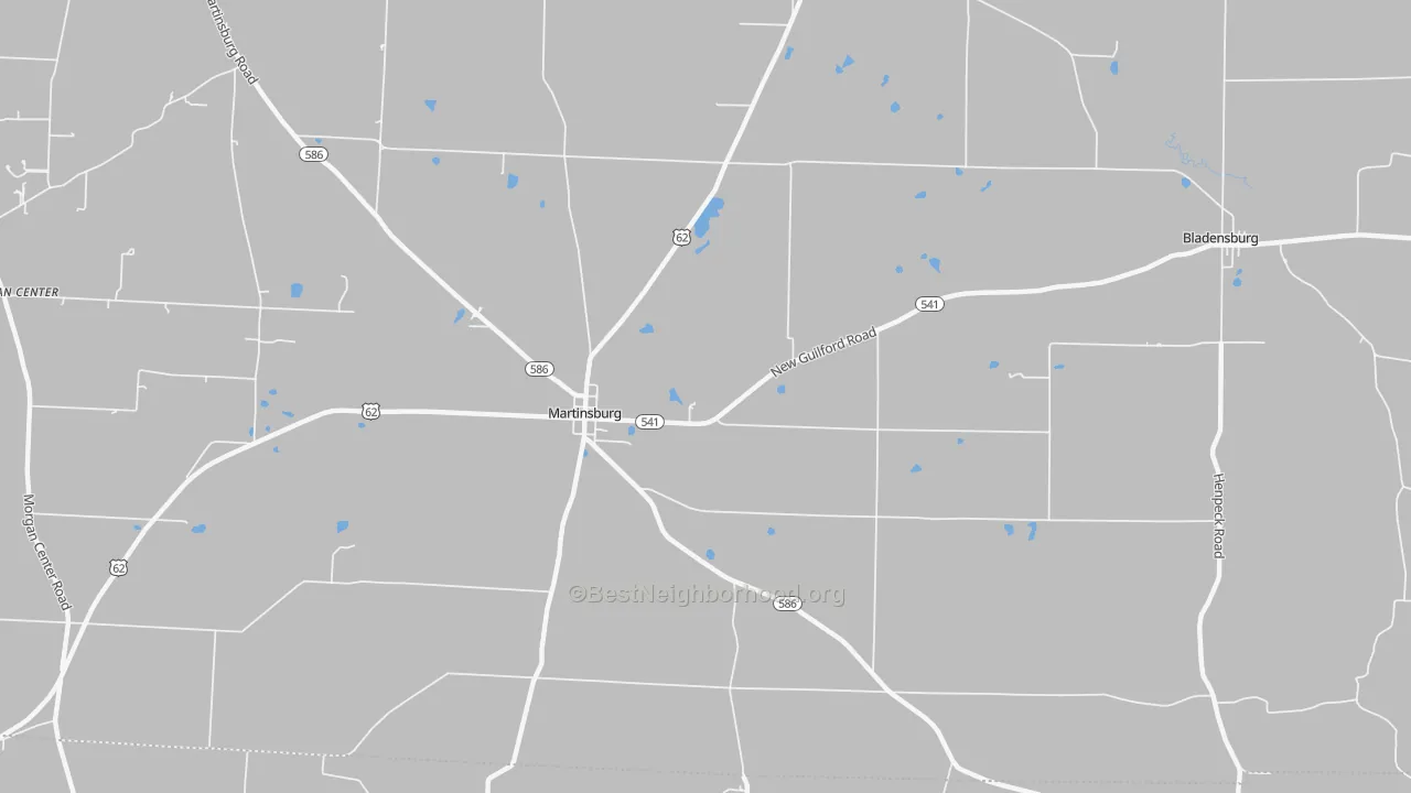 Transit Grade map of 43037, OH
