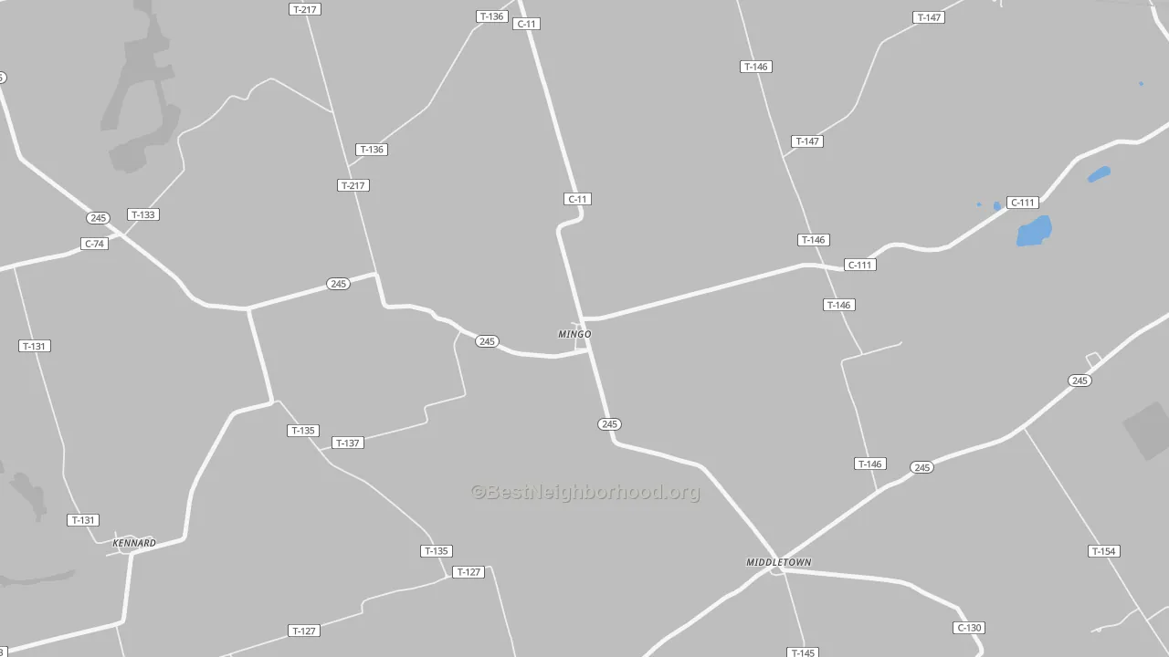 Transit Grade map of 43047, OH