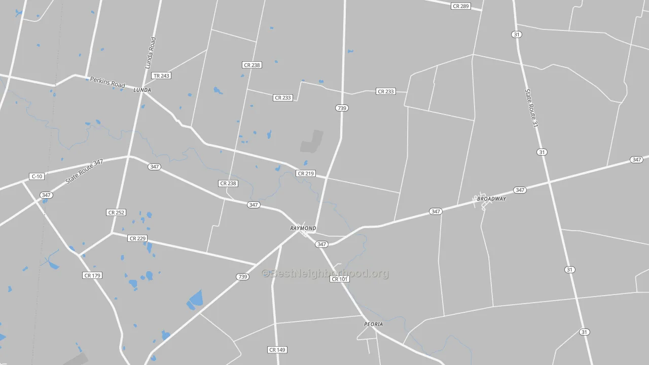 Transit Grade map of 43067, OH