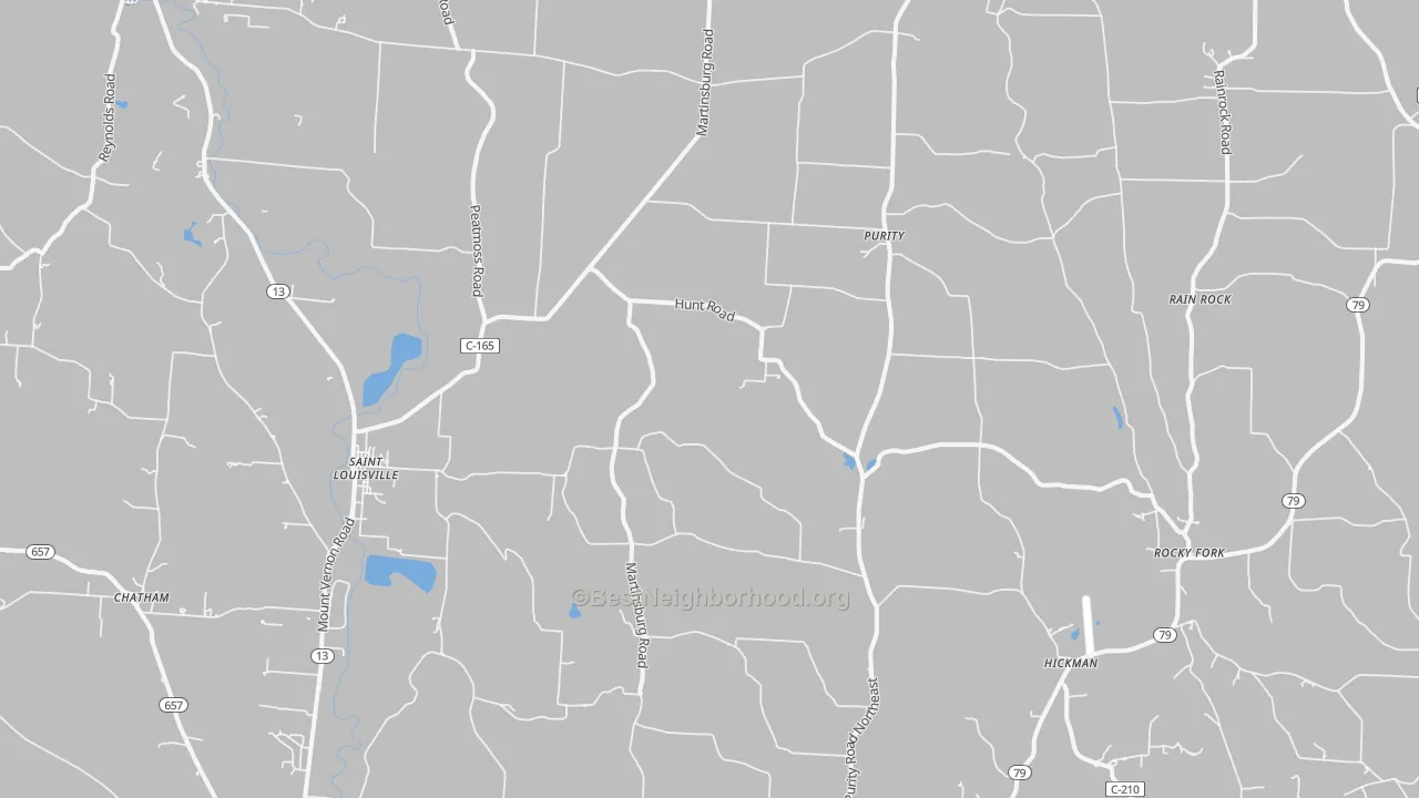 Transit Grade map of 43071, OH