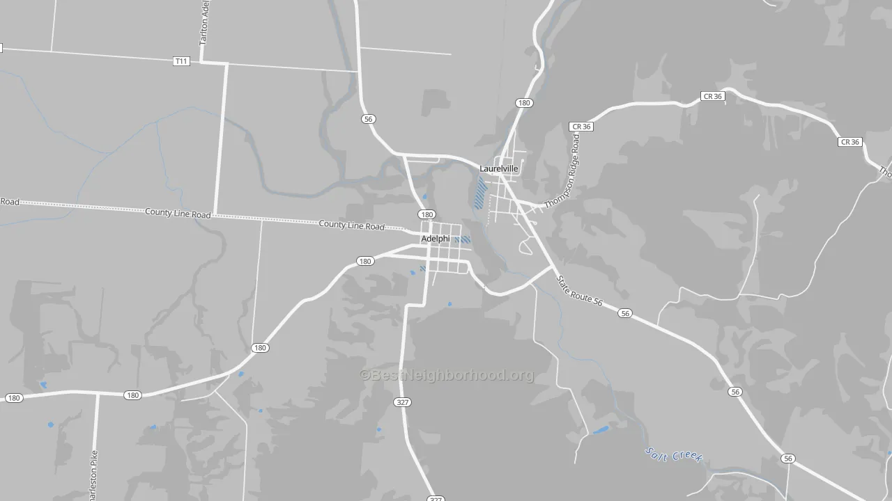 Transit Grade map of 43101, OH