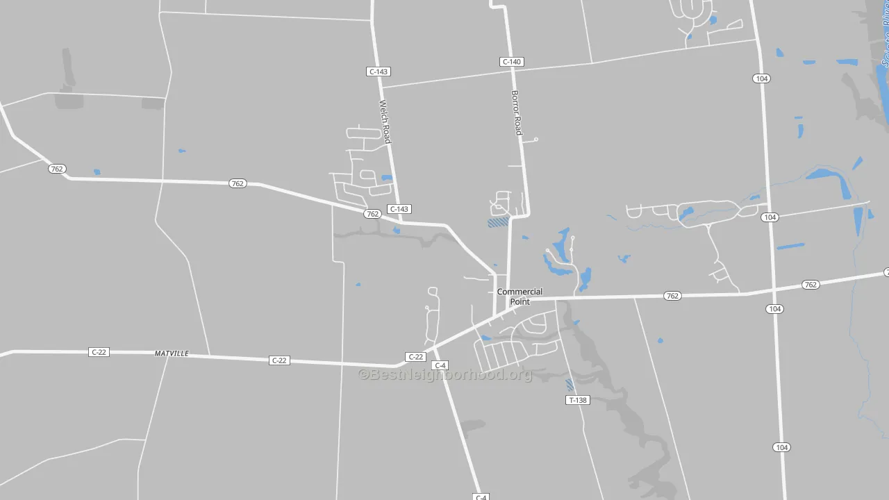Transit Grade map of 43116, OH