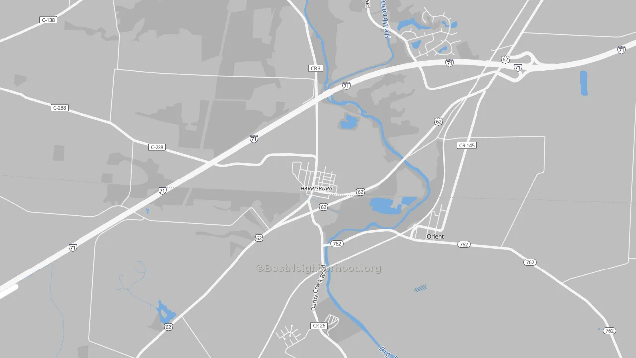 Transit Grade map of 43126, OH