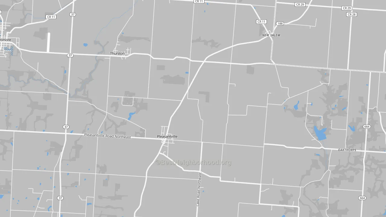 Transit Grade map of 43148, OH