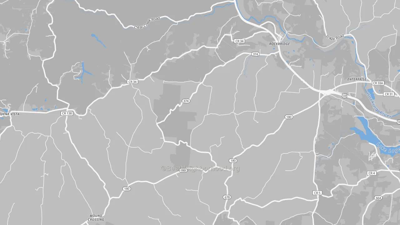 Transit Grade map of 43149, OH