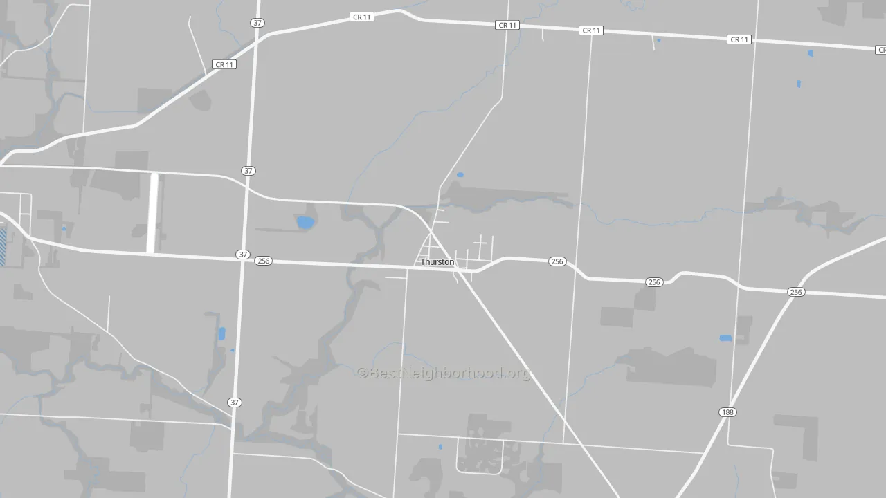 Transit Grade map of 43157, OH