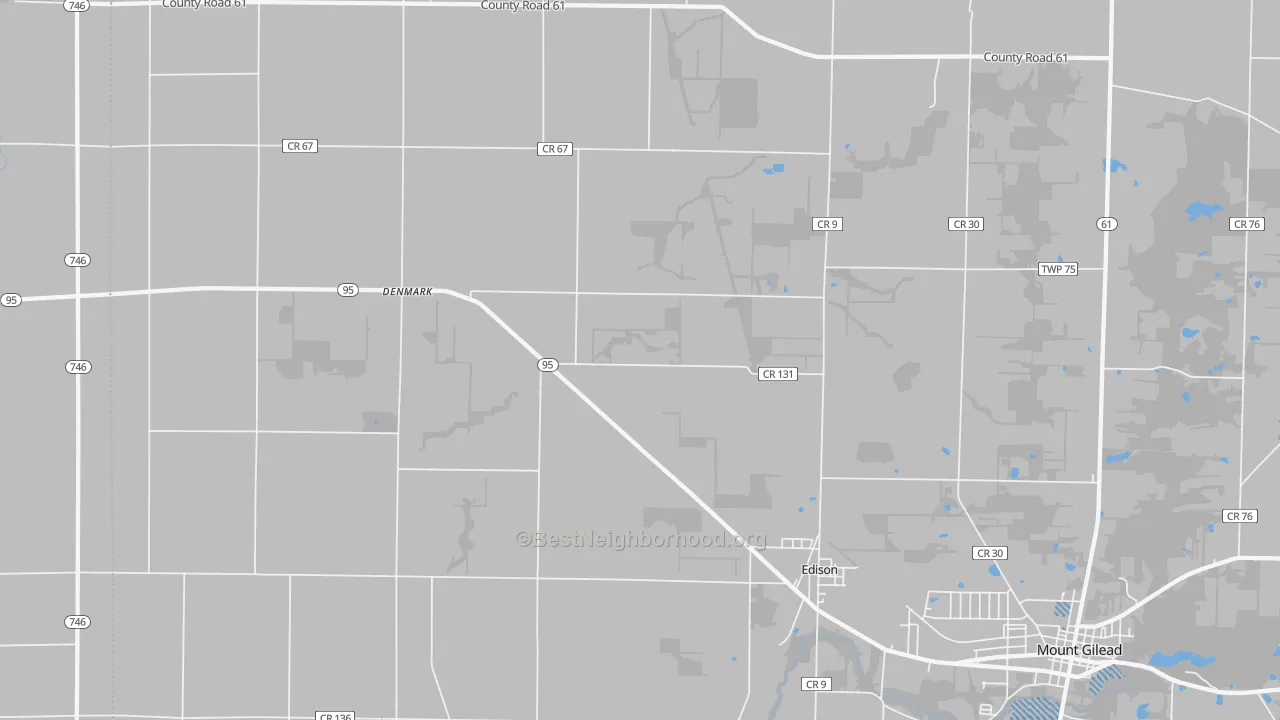 Transit Grade map of 43320, OH
