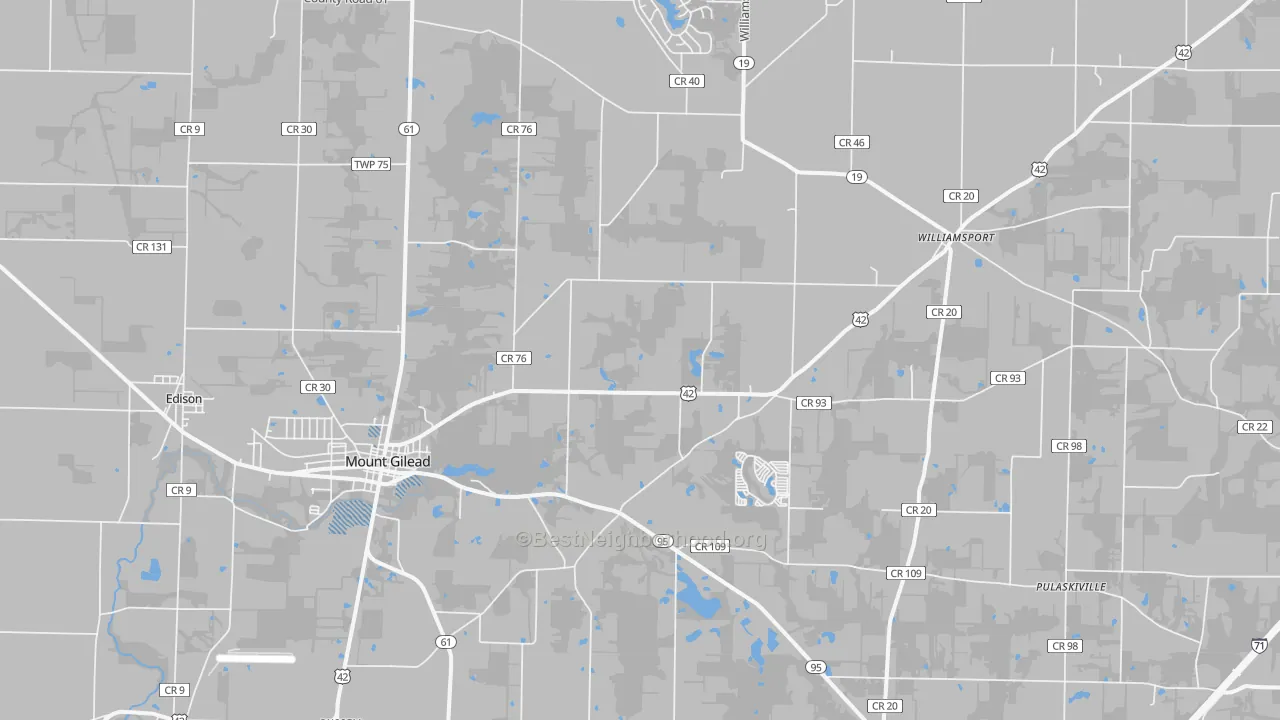 Transit Grade map of 43338, OH