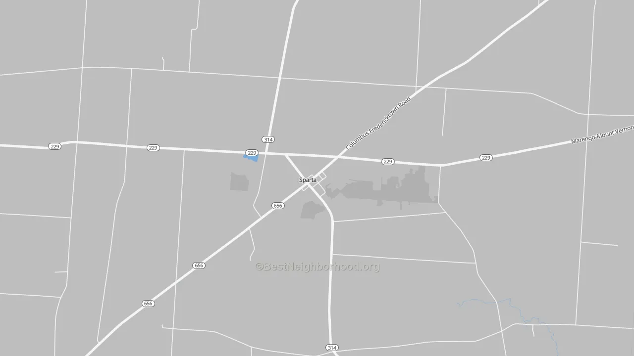 Transit Grade map of 43350, OH