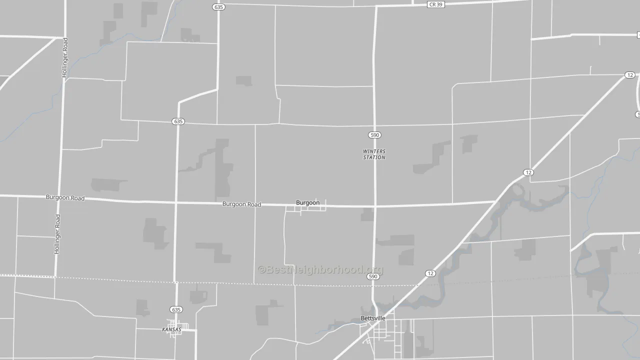 Transit Grade map of 43407, OH