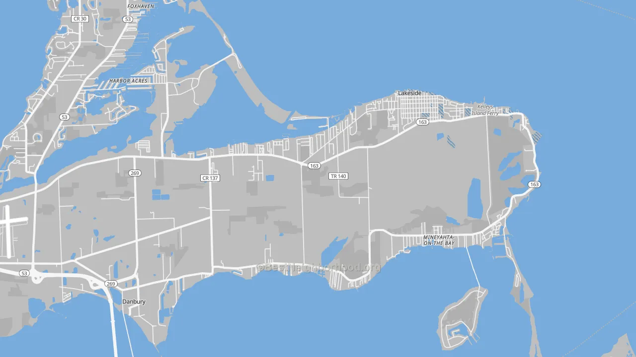 Transit Grade map of 43440, OH
