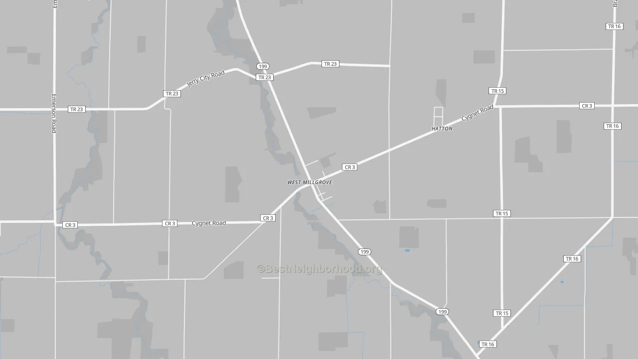 Transit Grade map of 43467, OH