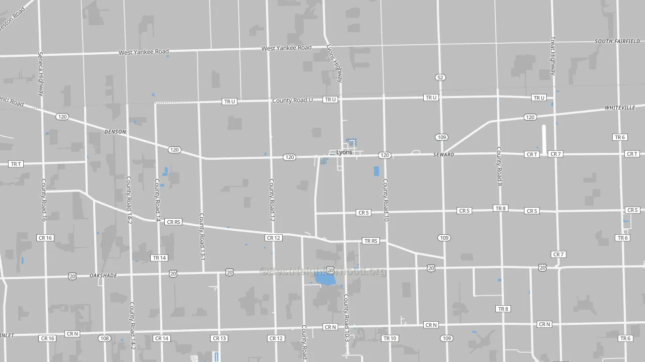Transit Grade map of 43533, OH