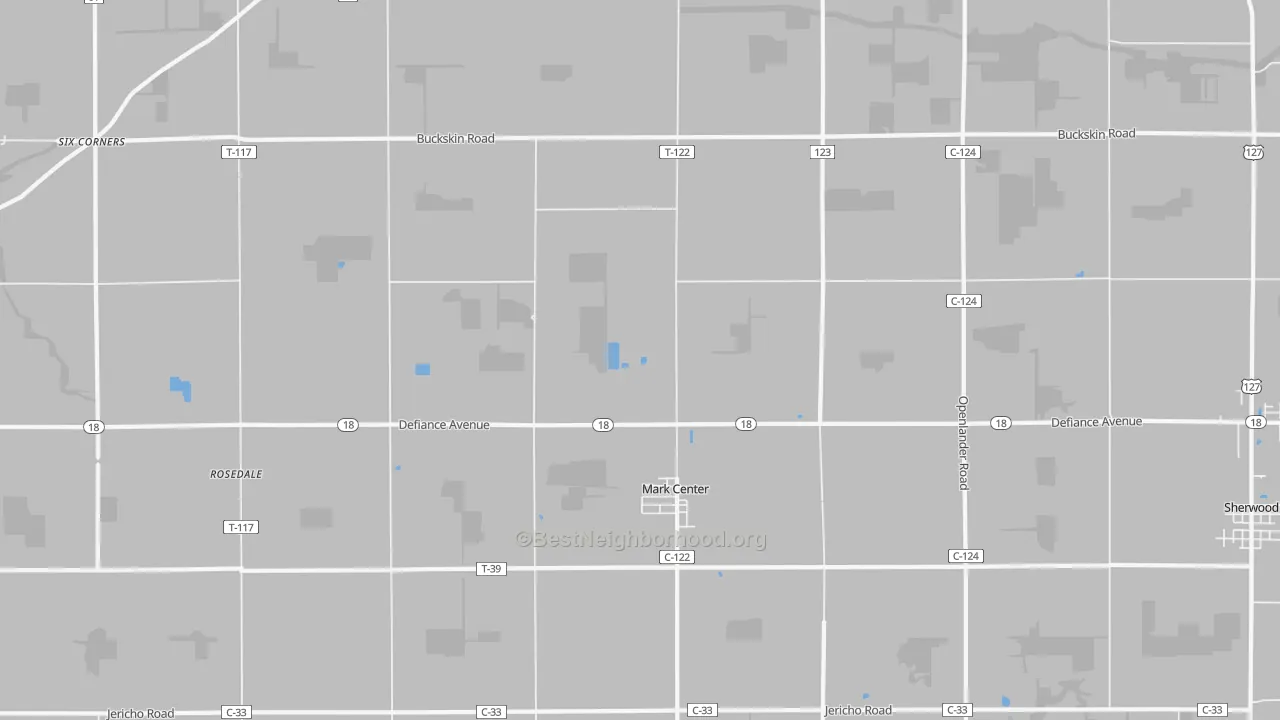 Transit Grade map of 43536, OH