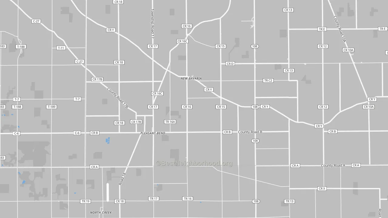 Transit Grade map of 43548, OH