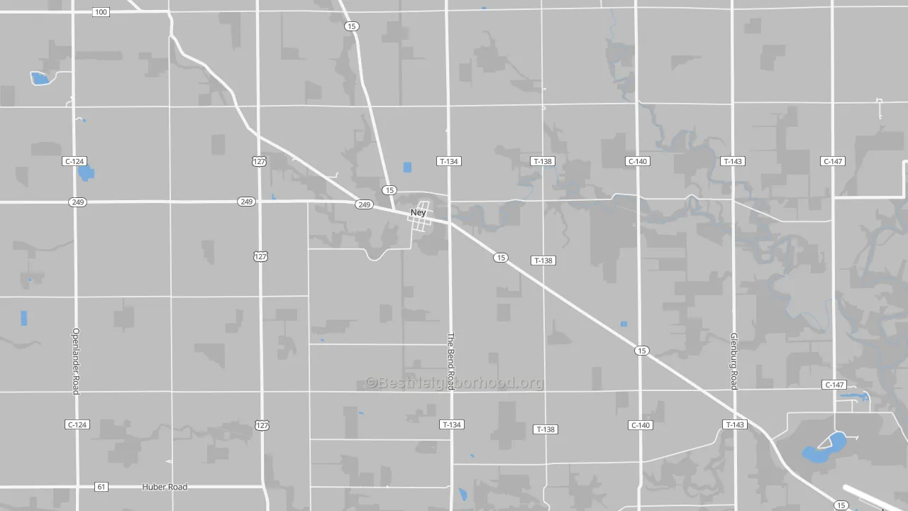 Transit Grade map of 43549, OH